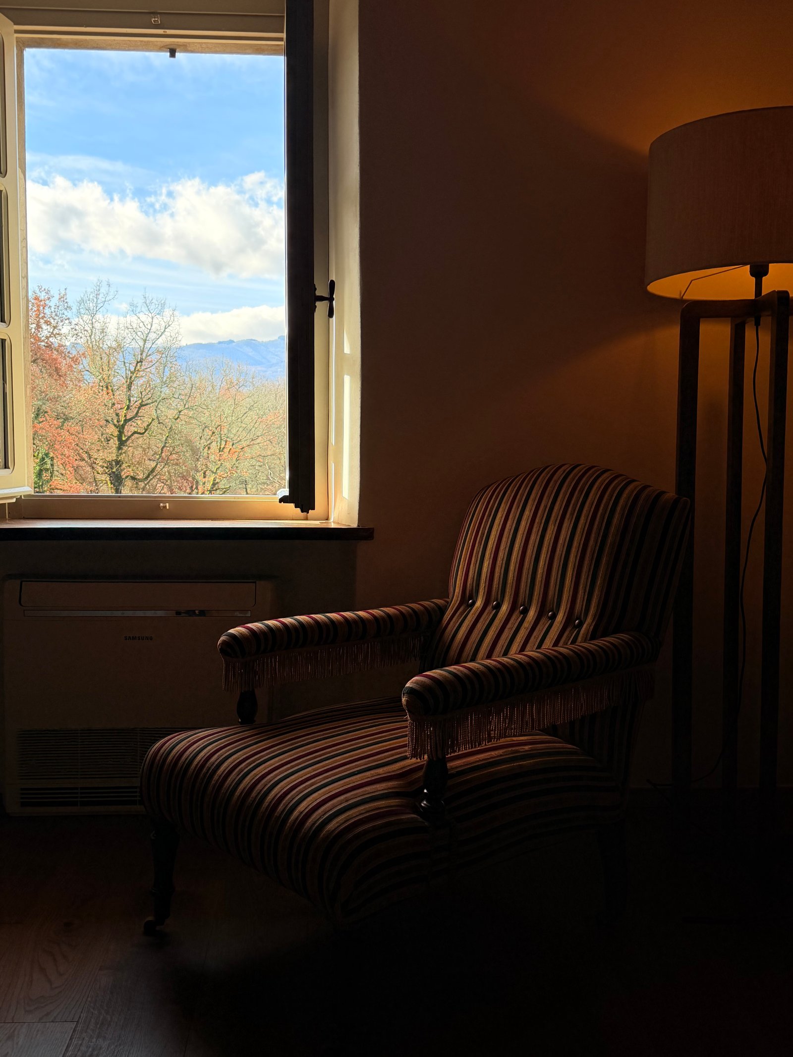 A last quiet morning at the villa